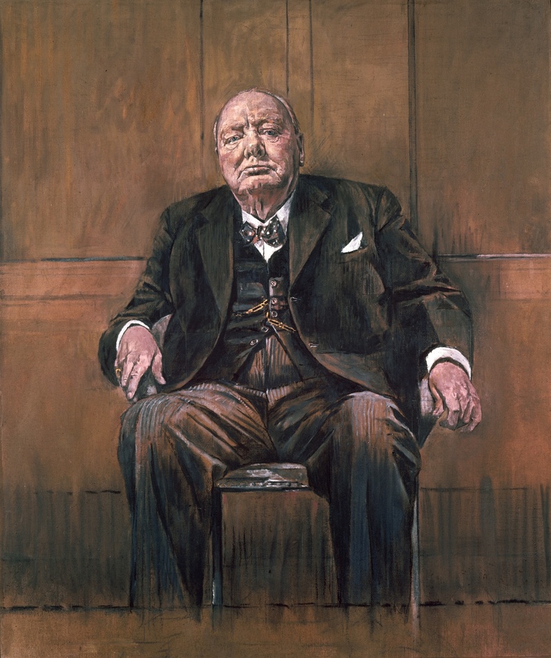 800x955 Artwork By Graham Sutherland - Winston Churchill Painting