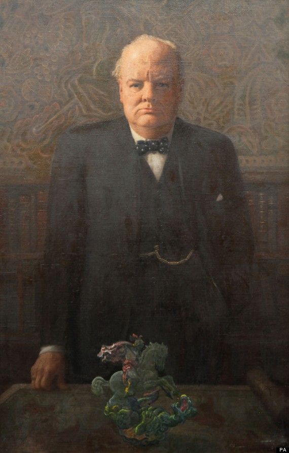 570x893 Winston Churchill Portrait From 1946 To Be Sold A Highly Important - Winston Churchill Painting