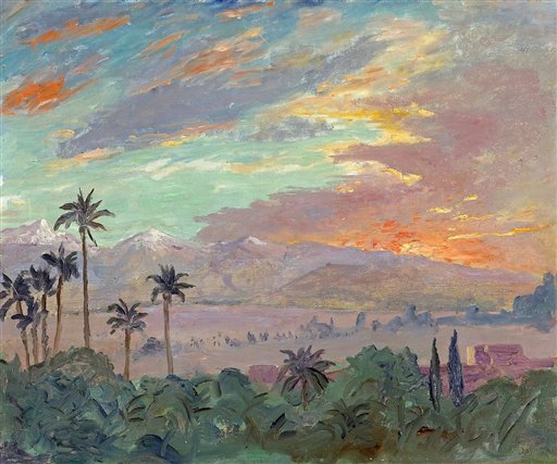 512x427 Great British Art The Paintings Of Winston Churchill - Winston Churchill Painting