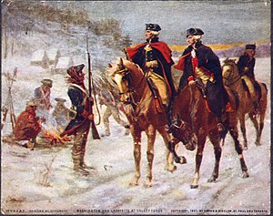 300x237 Valley Forge - Winter At Valley Forge Painting