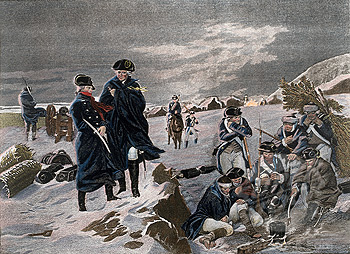 350x254 Valley Forge War Elephant - Winter At Valley Forge Painting