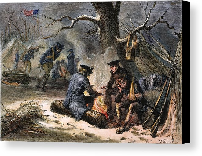 661x511 Valley Forge Winter, 1777 Canvas Print Canvas Art By Granger - Winter At Valley Forge Painting