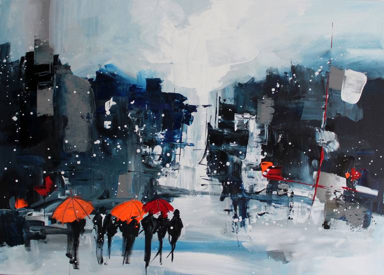 770x551 Saatchi Art Winter Is Coming Painting By Ana Mutavdzic - Winter Is Coming Painting