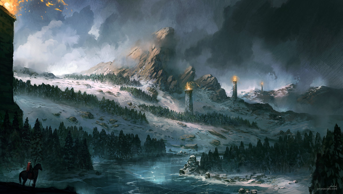 1187x673 Winter Is Coming - Winter Is Coming Painting
