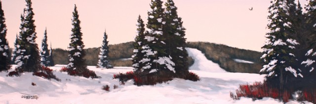 640x212 Winter Landscape Series 4 Acrylic Painting Lessons Tim Gagnon - Winter Landscape Painting