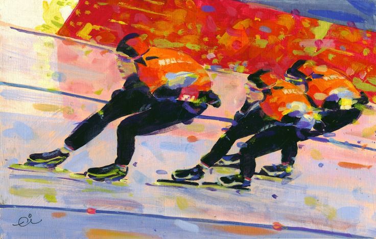 736x467 16 Best Painting Winter Olympics Sochi 2014 Images - Winter Olympics Painting