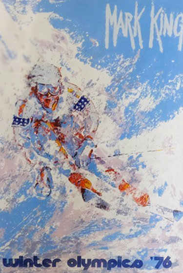 375x559 Winter Olympics 1976 By Mark King - Winter Olympics Painting