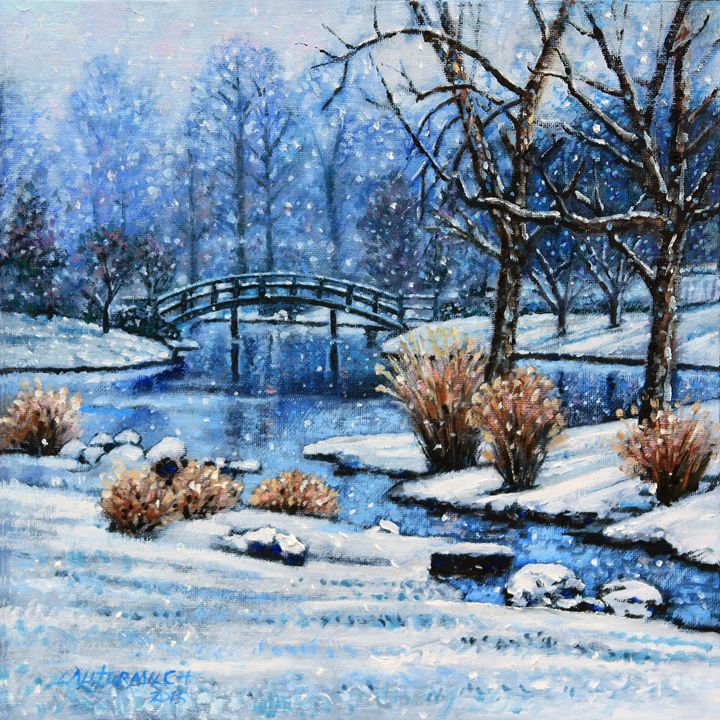 720x720 Japanese Winter - Winter Painting