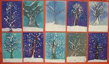 Winter Painting For Kids at PaintingValley.com | Explore collection of ...