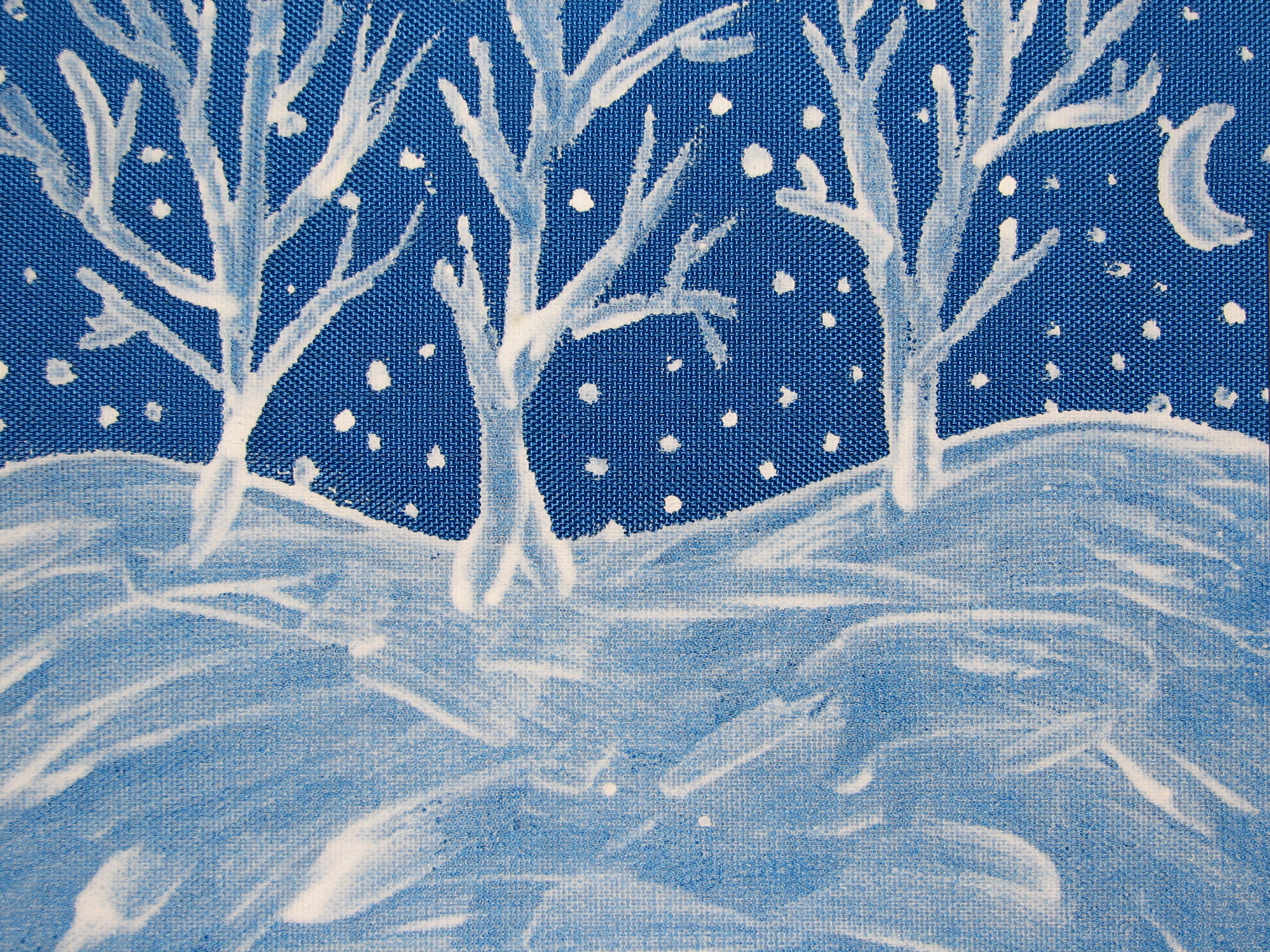 Рисование зима