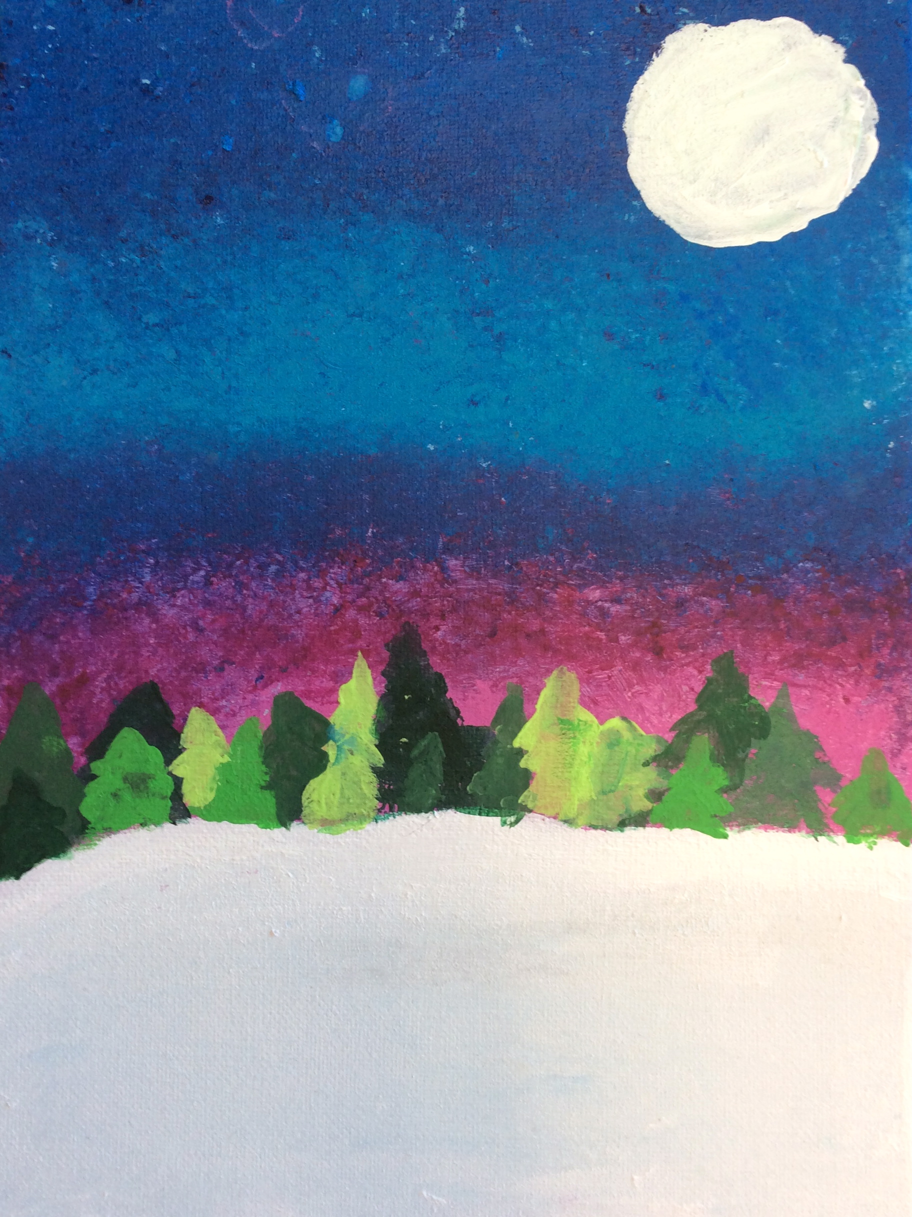 Winter Painting For Kids at PaintingValley.com | Explore collection of ...