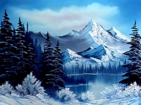 450x337 Portrait Of Winter - Winter Painting Images