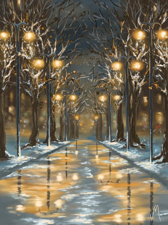 675x900 35 Best Winter Images On Paisajes, Water Colors - Winter Painting Images