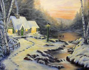 300x235 Winter Painting Ebay - Winter Painting Images