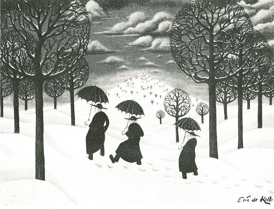 Winter Scene Painting