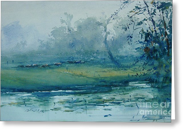646x470 Winter Season Of Bangladesh Painting By Anisur Rahman - Winter Season Painting