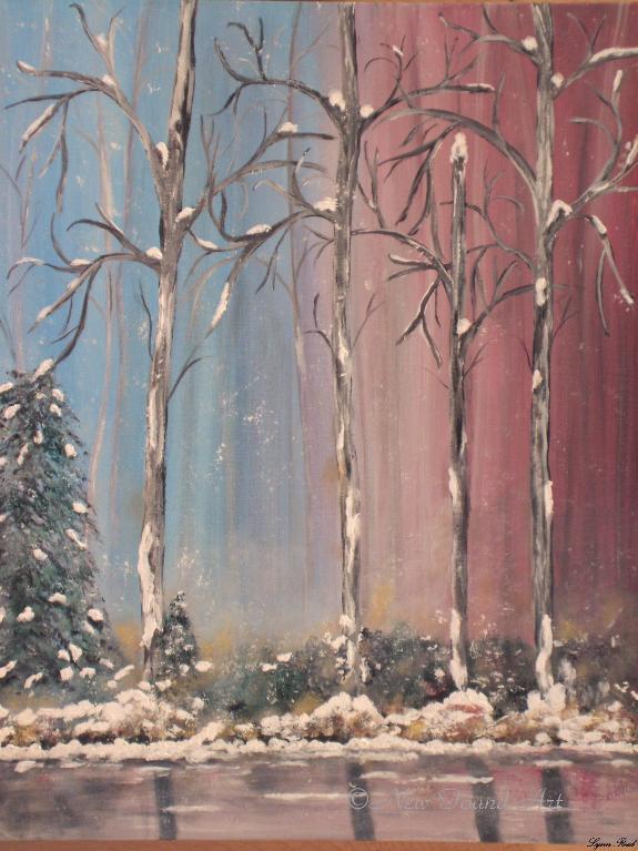 Winter Tree Painting
