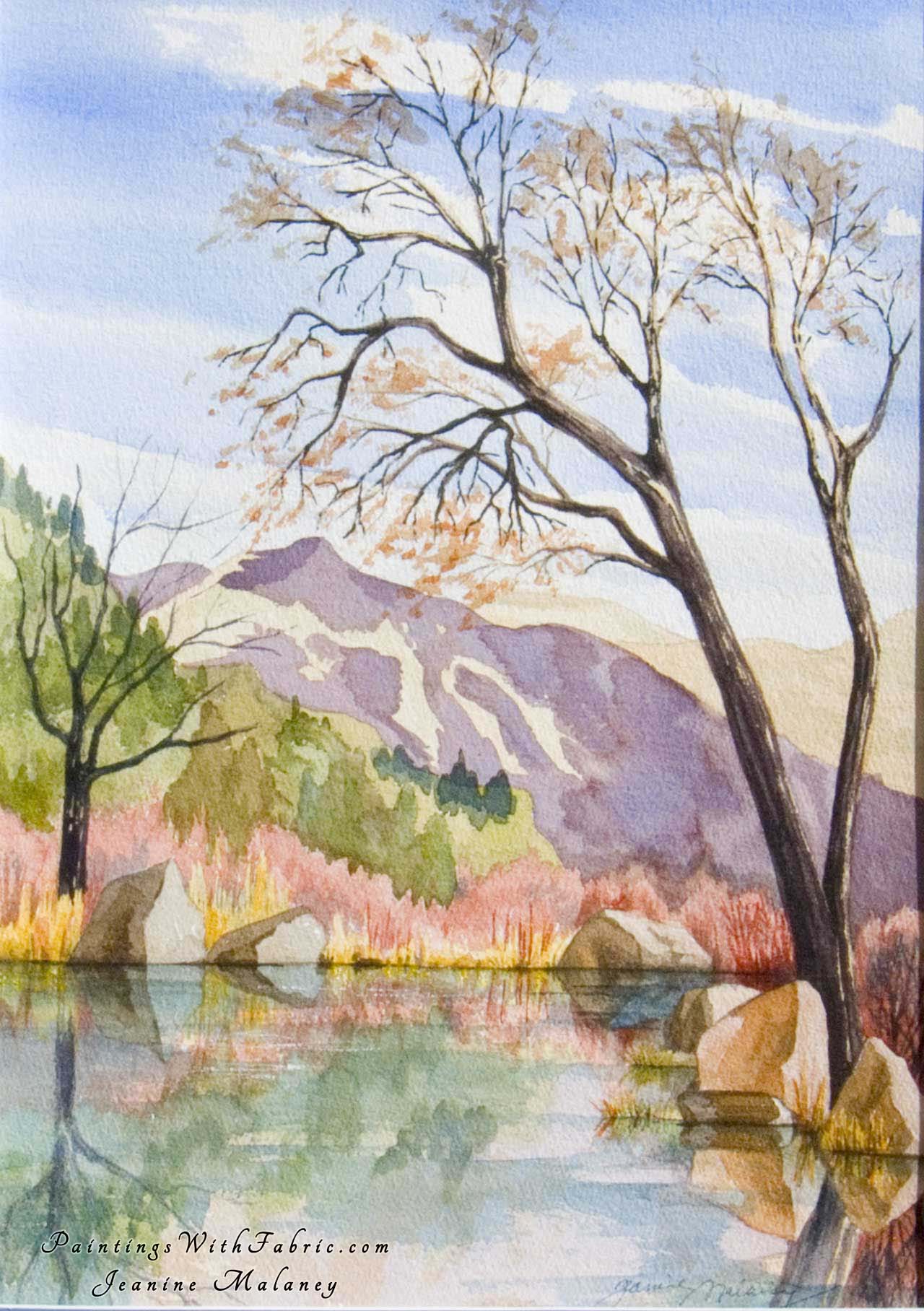 1280x1816 Skating Pond Awaiting Winter Watercolor Painting - Winter Watercolor Painting