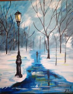 236x305 Paint Nite. Drink. Paint. Party! We Host Painting Events - Winter Wonderland Painting