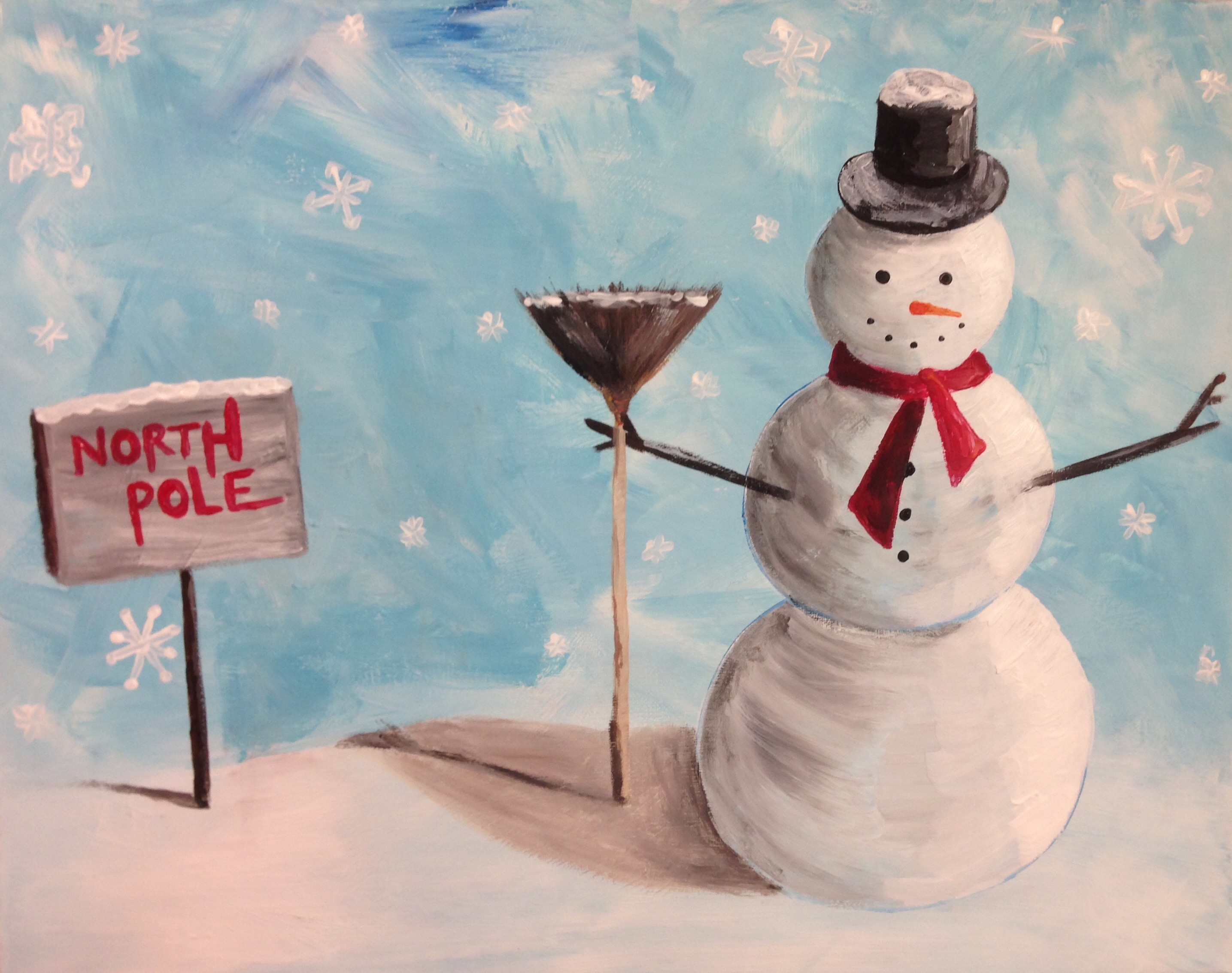 2870x2268 Paint Amp Sip Winter Wonderland - Winter Wonderland Painting
