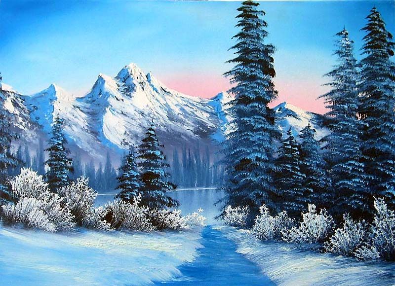 800x580 Winter Wonderland By Stormyknight7 - Winter Wonderland Painting
