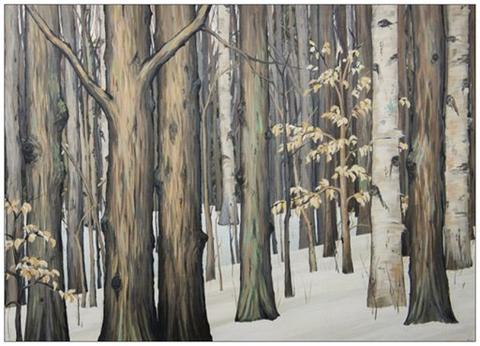 480x346 Winter Woods Painting Postcard 18 James Street - Winter Woods Painting