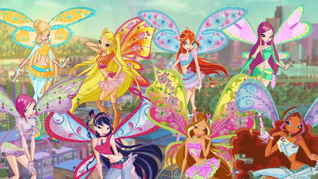 1280x720 Winx Club - Winx Club Painting