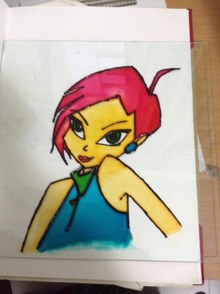 765x1024 Glass Painting Winx Club Amino - Winx Club Painting