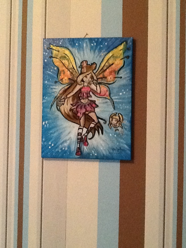 720x960 Winx Club Flora Believix Painting By Dawndp - Winx Painting