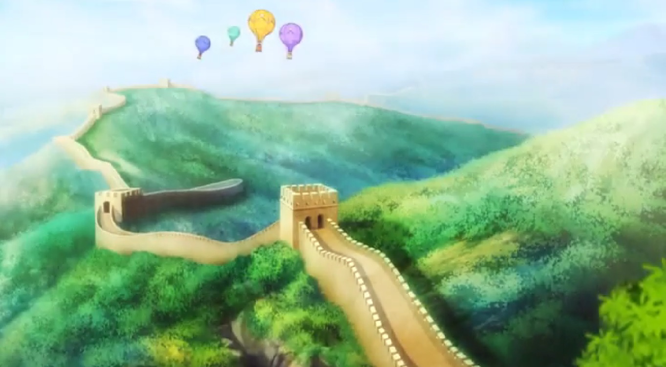 1363x751 Great Wall Of China Winx Club Wiki Fandom Powered By Wikia - Winx Painting