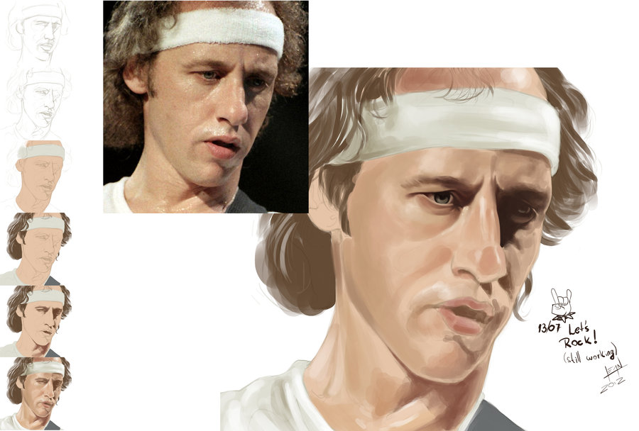 900x608 Mark Knopfler Digital Painting (Wip) By Alvesan - Wip Painting
