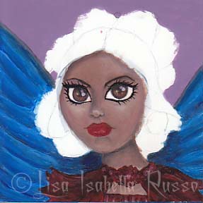 287x288 The Fine Art And Ramblings Of Lisa Isabella Russo Wip Angel Fairy - Wip Painting