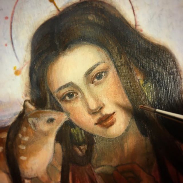 640x640 Andrea Sipl Face Coloring Wip. Lost Of Details Left To Do . - Wip Painting