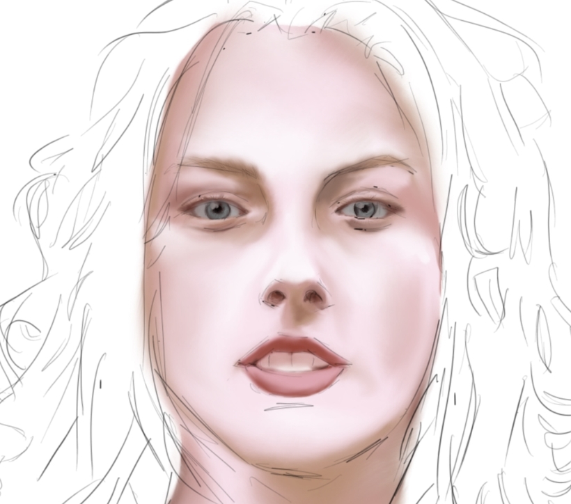 820x724 Digital Painting - Wip Painting