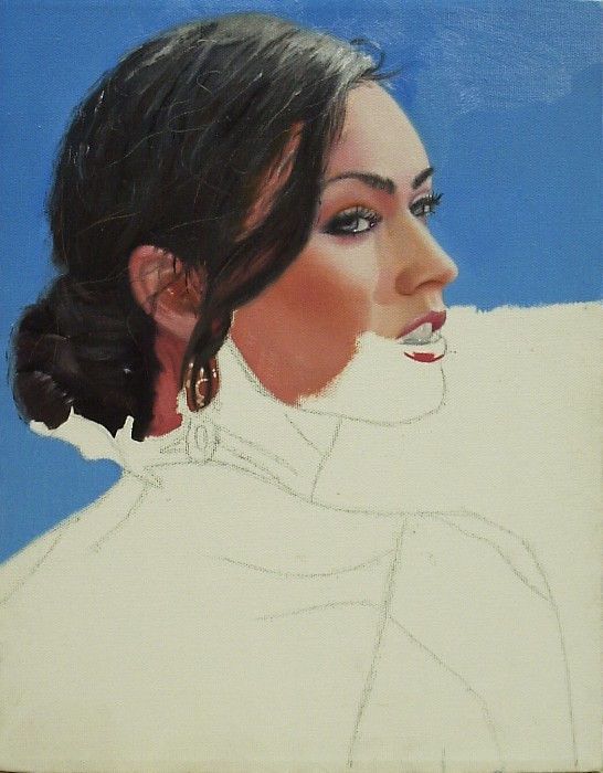 546x700 First Oil Painting Wip By Golfiscool - Wip Painting