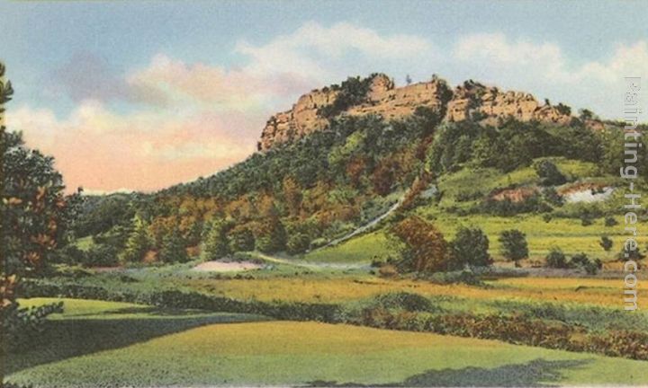 720x432 Norman Parkinson Grandad Bluff, La Crosse, Wisconsin Painting - Wisconsin Painting