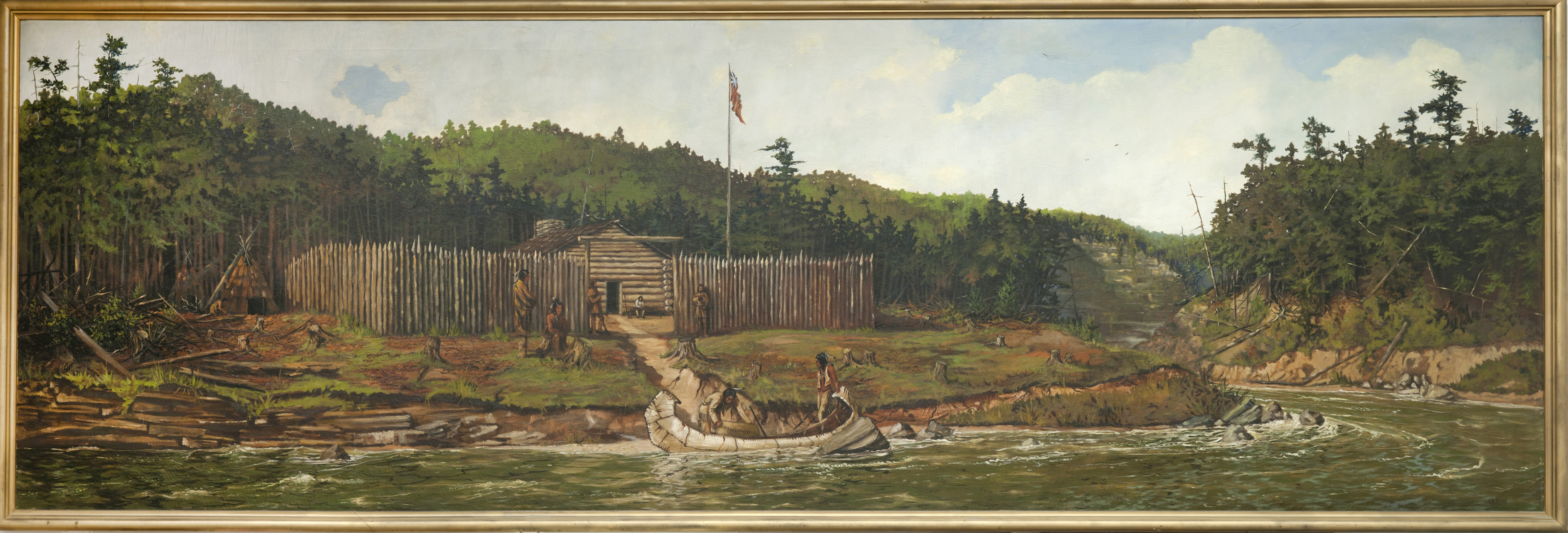 7853x2671 Uw Stout Moves Controversial 80 Year Old Murals Wisconsin Public - Wisconsin Painting