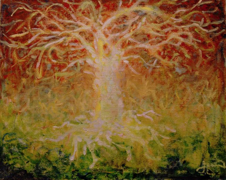 770x614 Saatchi Art Tree Of Wisdom Painting By Giorgi Loria - Wisdom Painting