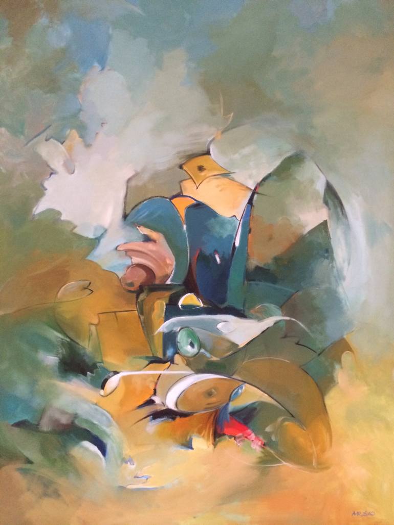 770x1027 Saatchi Art Wisdom Painting By Arsho Isagulyan - Wisdom Painting