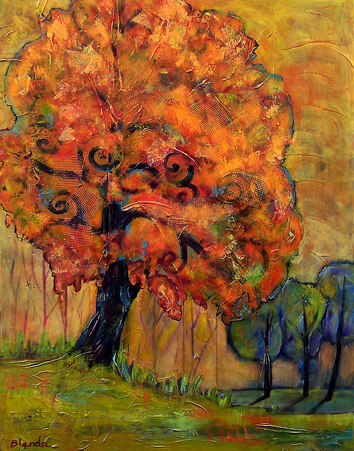 707x900 Tree Of Wisdom Painting By Blenda Studio - Wisdom Painting