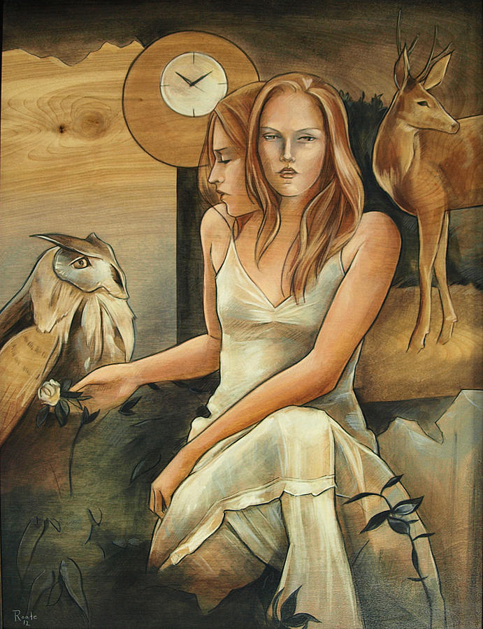 691x900 Wisdom To Know What The Hart Wants Painting By Jacque Hudson - Wisdom Painting