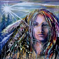 236x236 I Hope You Will Go Out And Let Stories, That Is Life, Happen - Wise Woman Painting