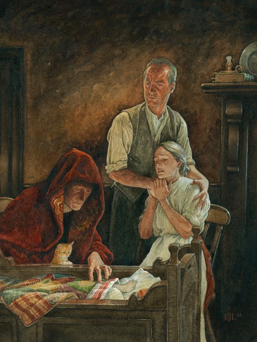 510x678 Pj Lynch Gallery The Wise Woman From Catkin - Wise Woman Painting