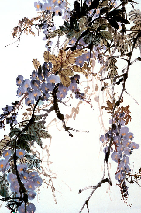 464x700 Grace Lin - Wisteria Painting