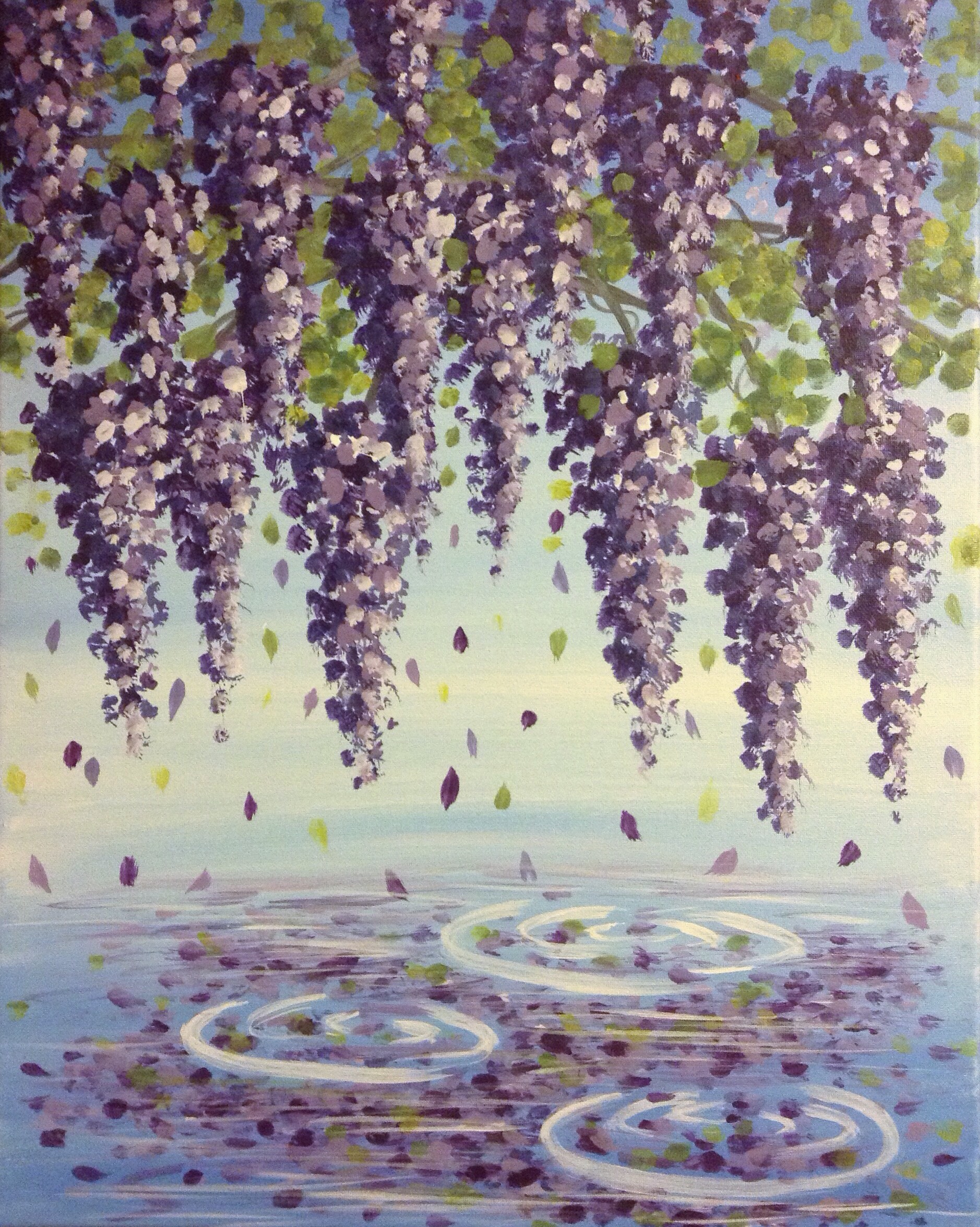 1878x2352 Old Spaghetti Factory - Wisteria Tree Painting