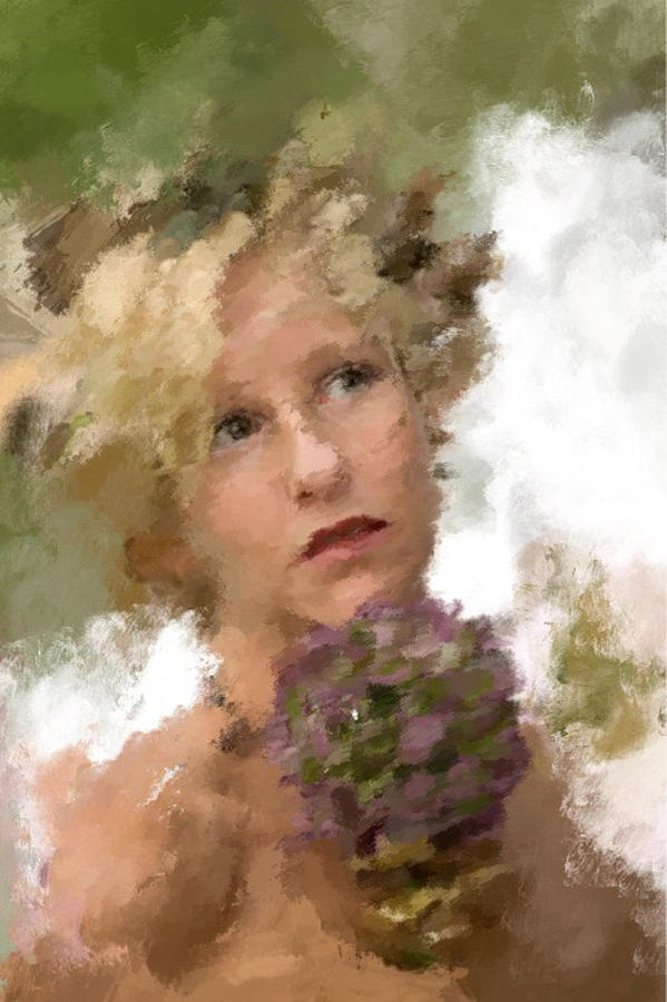 599x900 Looking Wistful Painting By Kirsten Star - Wistful Painting