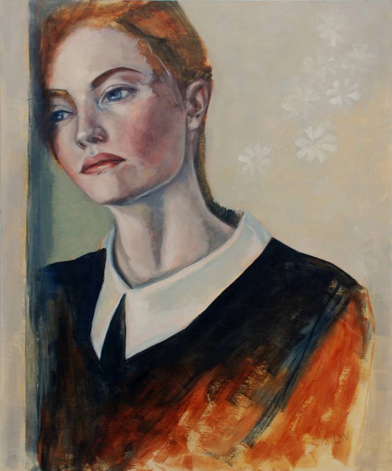 770x923 Saatchi Art Wistful Painting By Lawn Walker - Wistful Painting