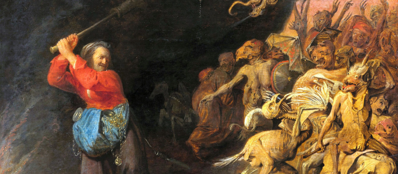 800x350 Bruegel's Witches Land In Bruges Exhibition Flanders Today - Witch Burning Painting