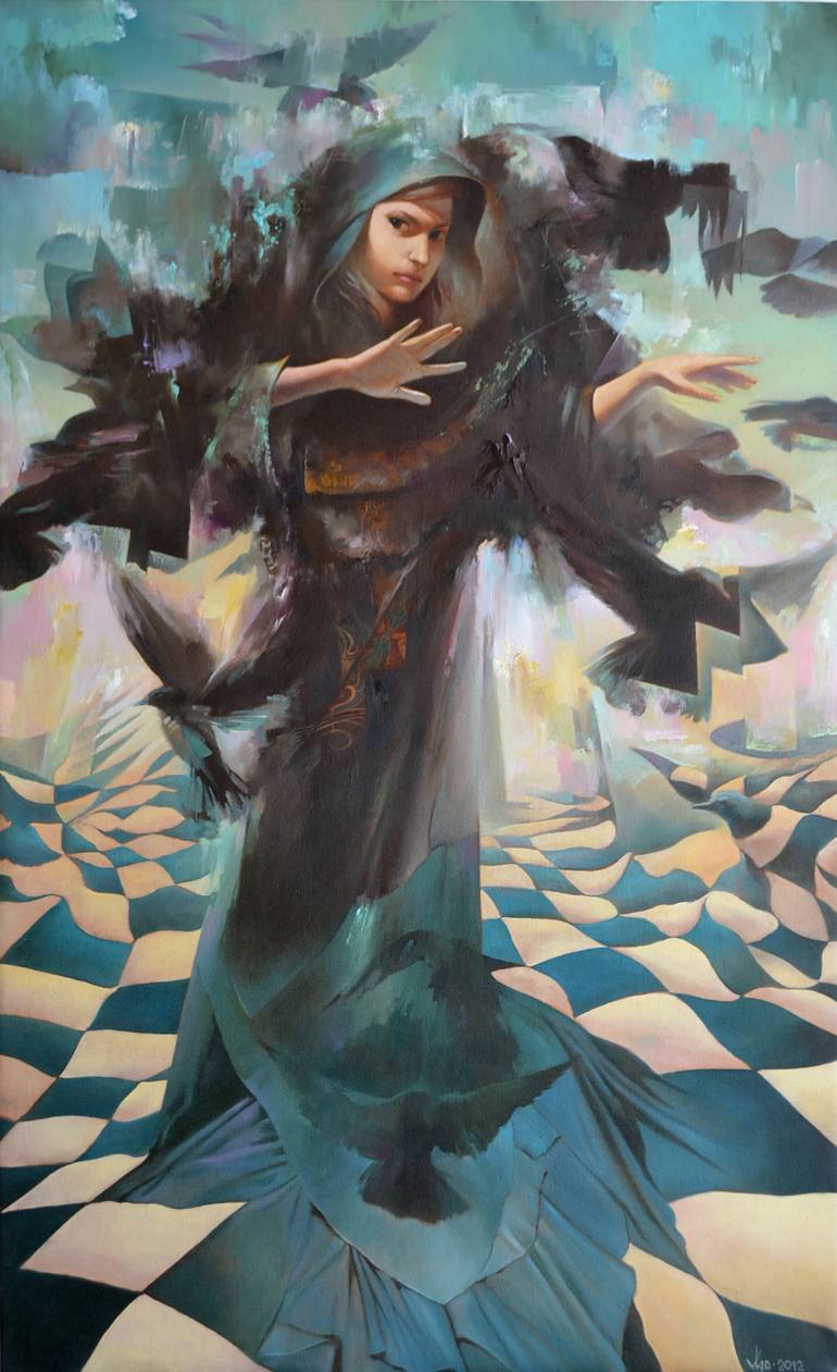 770x1261 Saatchi Art Witch Painting By Vlad Tasoff - Witch Painting