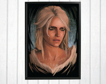 340x270 Yennefer Witcher 3 - Witcher 3 Ciri Painting